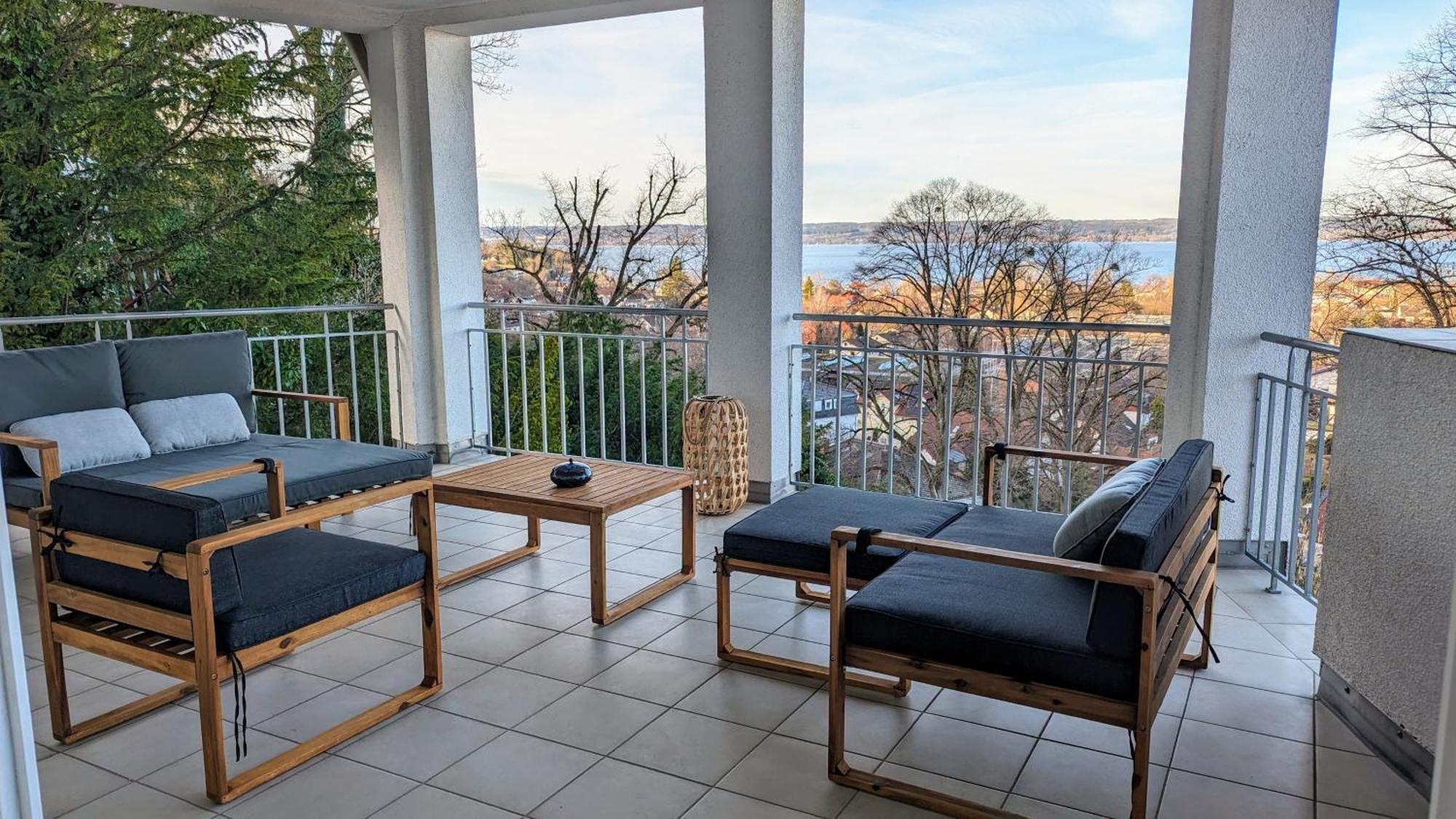 Liboria I Villa Mit Seeblick 10Min Vom See Herrsching am Ammersee Dış mekan fotoğraf